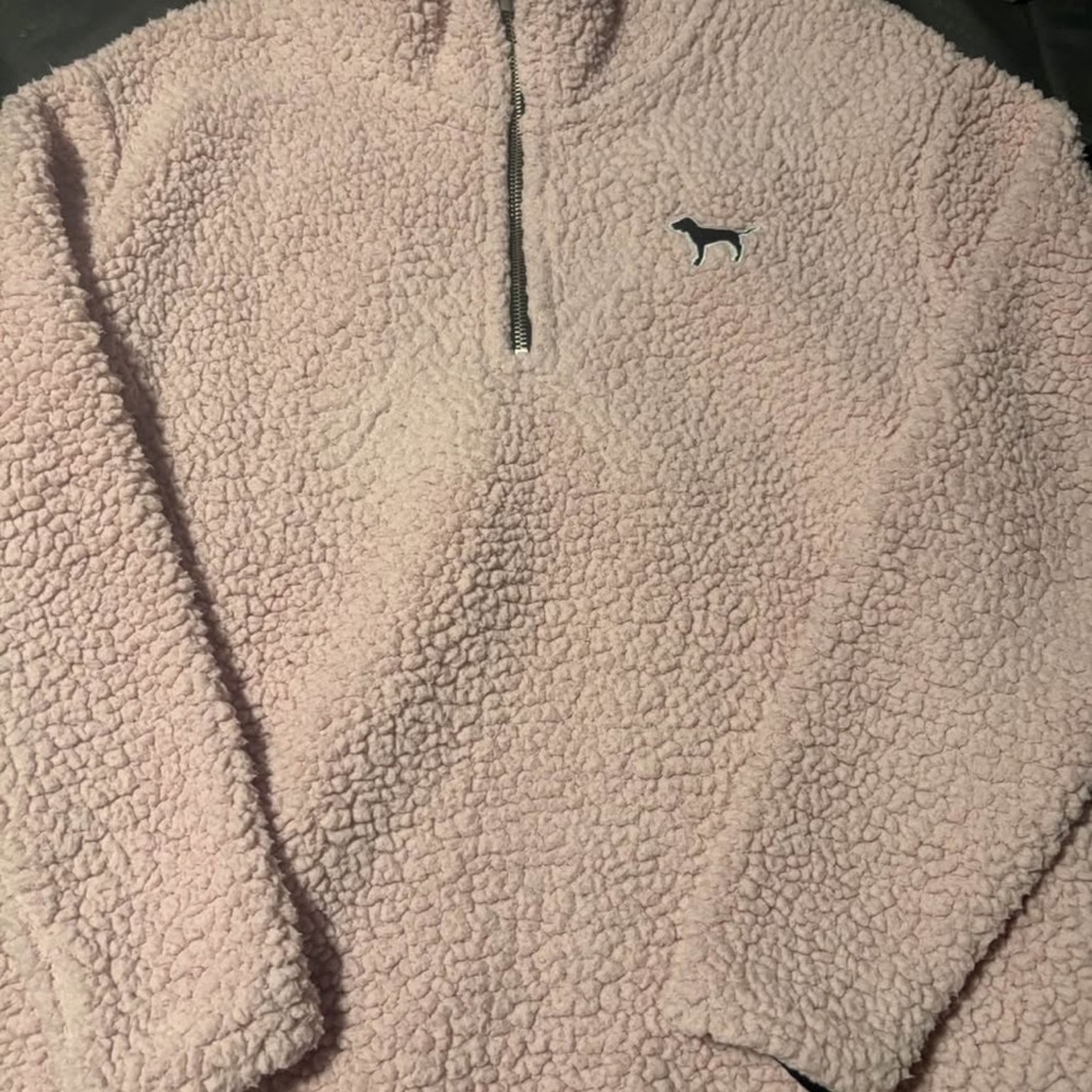 PINK Victoria's Secret Sherpa Pullover